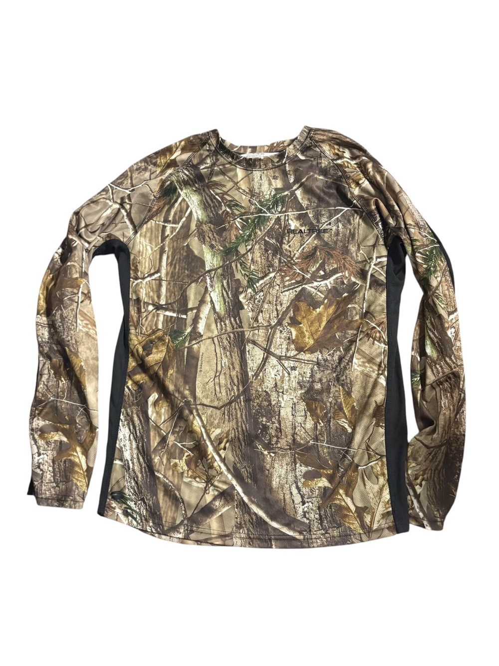 Women’s Medium Long Sleeve Realtree Camo Shirt - Brown/Green